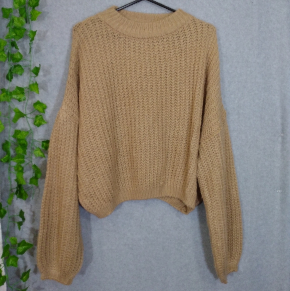 Simplee sweater large tan - Picture 4 of 6